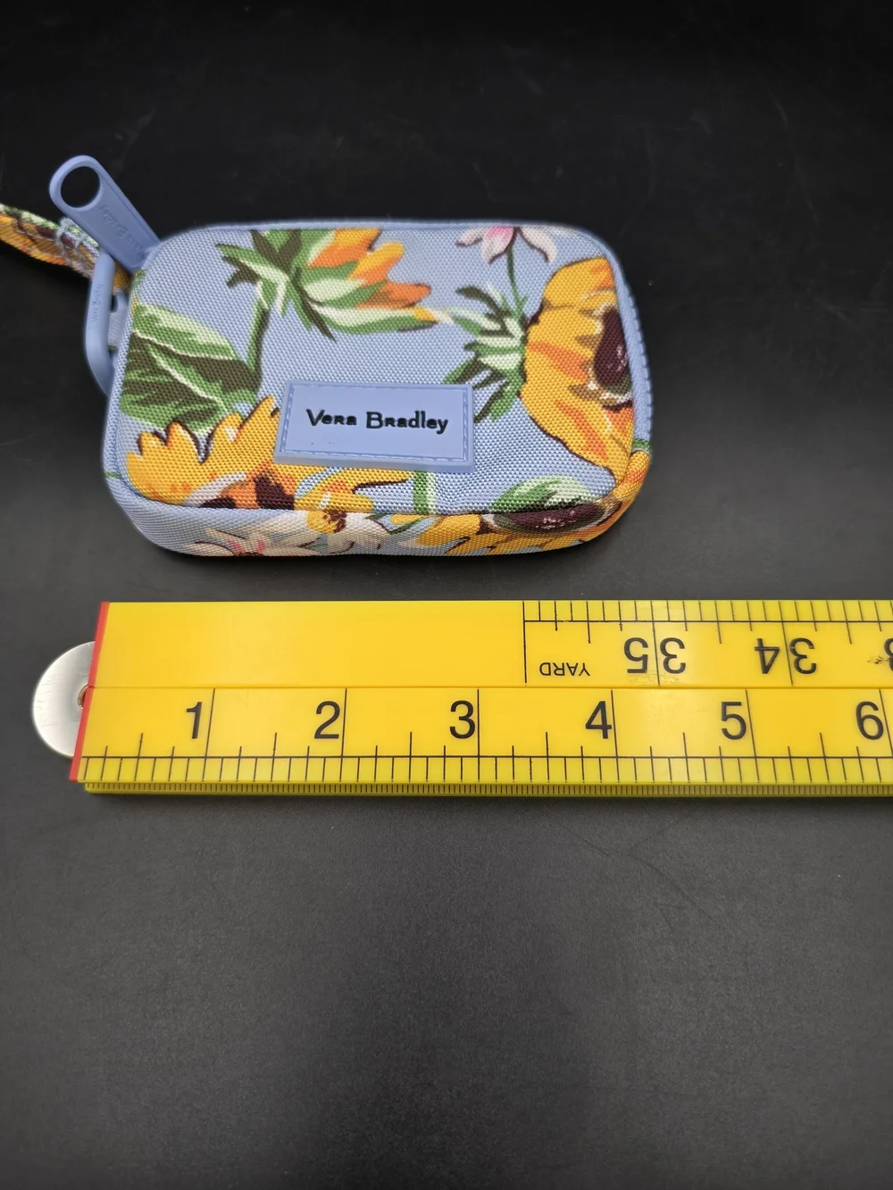 Vera Bradley Kids Floral Sunflower Wristlet in Light Blue